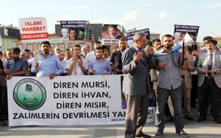 Mısır'daki katliam Erzurum'da kınandı