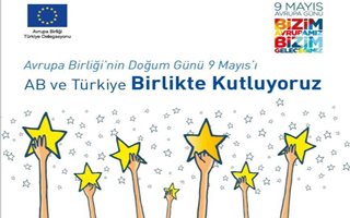 Erzurum'da 9 Mayıs Avrupa günü kutlaması