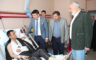 Başkan Vekili Doğan'dan yaralı askeri ziyaret