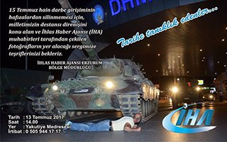 ‘15 Temmuz Destanı’ fotoğraf sergisi Erzurum’da 
