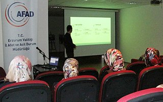 Erzurum AFAD'da “Sıfır Atık Projesi” semineri 