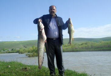 Aras nehri balıkçıların yüzünü güldürdü 