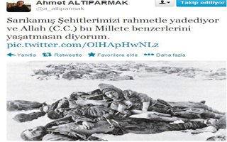 Vali Sarıkamış şehitlerini twitle andı