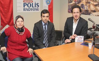 Erzurum ehramı Polis radyosunda tanıtıldı
