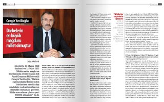 Yavilioğlu Parlemento dergisinde