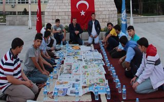 Ülkücülerden Uygur Türklerine destek eylemi