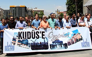 Erzurum Kudüs için ayakta