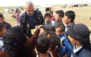 Afrin’de yaraları Erzurum AFAD sarıyor