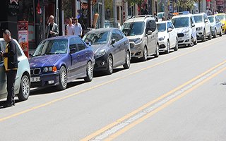 Erzurum’da Trafik Keşmekeşliği