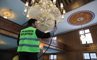 Palandöken’de camiler Ramazan’a hazır