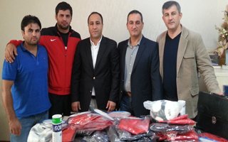 Spor kulübü ve okullara anlamlı yardım