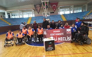 Erzurum'un ilk tekerlekli sandalye Basketbol takımı