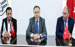 Büyükşehir Belediyespor Yönetimi Vali'yi ağırladı