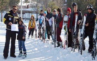 Kayak kursunda tamamlayanlara sertifika