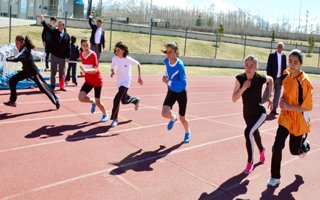 Okullar arası atletizm yarışları başladı
