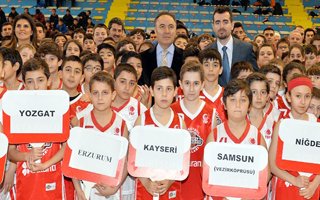 Basketbol şöleni Erzurum'da start aldı