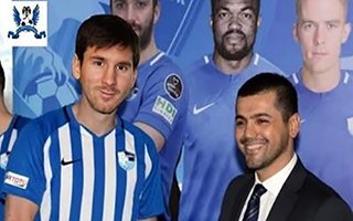 Hüseyin Üneş'e Messi’li teşekkür!