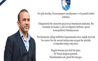 Mehmet Özdilek’ten doğum günü mesajı