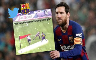 Barcelona ve Lionel Messi'ye Erzurum daveti