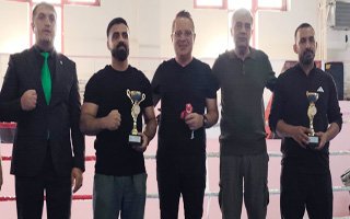 Elmalı’dan genç boksörlere destek ziyareti