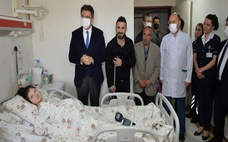 Erzurum Valisi Memiş mucize Ceren’i ziyaret etti