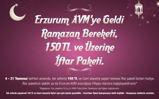 Erzurum AVM'den Ramazan kampanyası
