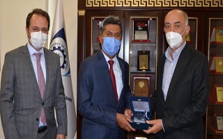 Sri Lanka Büyükelçisi Hassen’den ETSO’ya ziyaret
