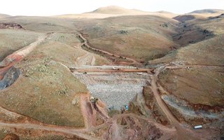 Köşk Barajı’nda çalışmalar aralıksız devam ediyor