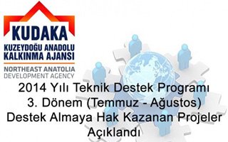 Teknik destek alacak projeler açıklandı