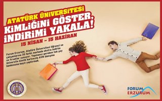 Forum AVM'de öğrencilere indirimli alışveriş