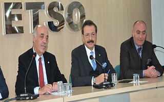 TOBB Başkanı Hisarcıklıoğlu ETSO’da konuştu