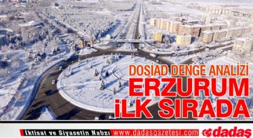 Erzurum ilk sırada yer aldı