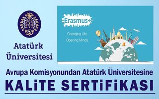 Atatürk Üniversitesine kalite sertifikası verildi
