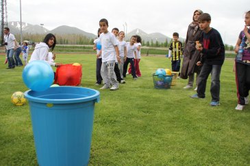 Çocuklar oyuna doydu