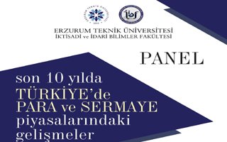 ETÜ'de 'para ve sermaye piyasası' paneli