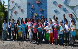 Erzurum'da çocuklara akvaryum eğitimi