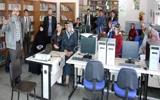 Oltu'da kütüphane e-Türkiye projesi 