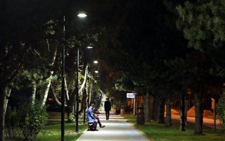 Atatürk Üniversitesi kampüsü ışıl ışıl oldu