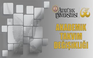 Üniversitede akademik takvim değişikliği