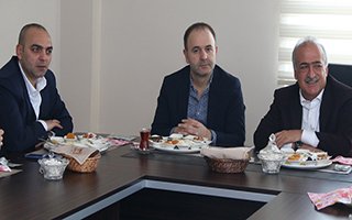 Rektör Çomaklı PERDER’i ziyaret etti 