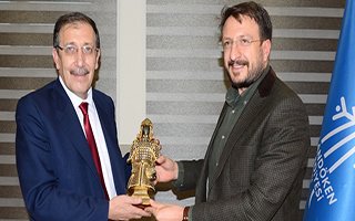 Ömeroğlu'ndan Başkan Bulutlar’a Ziyaret 