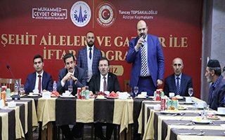 Şehit aileleri Aziziye iftarında buluştu 