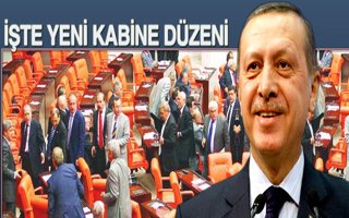 Başbakan Erdoğan yeni kabineyi açıkladı