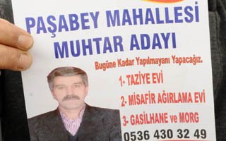 Erzurum'lu Muhtar adayından ilginç vaatler