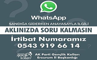 AK Parti Gençlik Kollarından ‘Evet’ çalışması