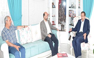 Başkan Bulutlar'dan şehit ailesine ziyaret 