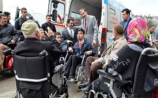 Palandöken Belediyesi engellileri sevindirdi