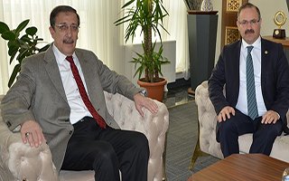 Bulutlar çalışmalarını Deligöz’e anlattı 