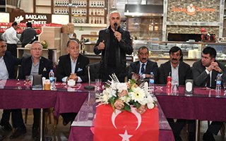 Başkan Korkut Esnaf Odaları'na Sunum Yaptı