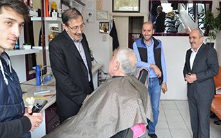Başkan Bulutlar esnaf ile buluştu